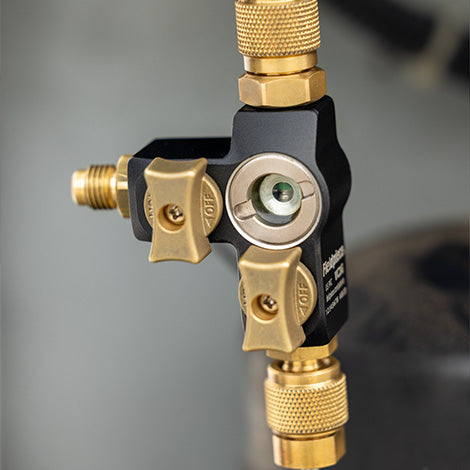 Fieldpiece VC2G 1/4″ Valve Core Removal Tool Dual Valve with Sight Glass - Edmondson Supply
