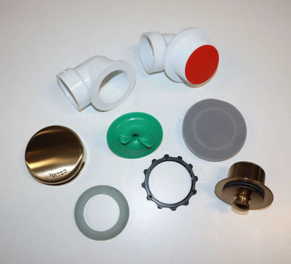 Watco 901-LT-PVC-BB Innovator® Lift & Turn Half Kit Bath Waste, Sch 40 PVC, Champagne Bronze - Edmondson Supply