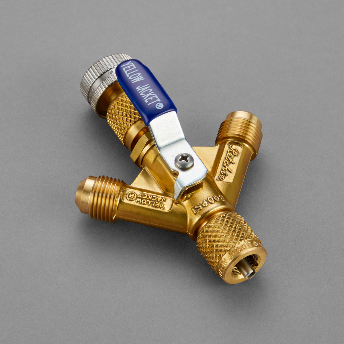 Yellow Jacket 93904 Vacuum Y w/ RealTorque® CRT 1/4” w/ 5/16” Adapter - Edmondson Supply