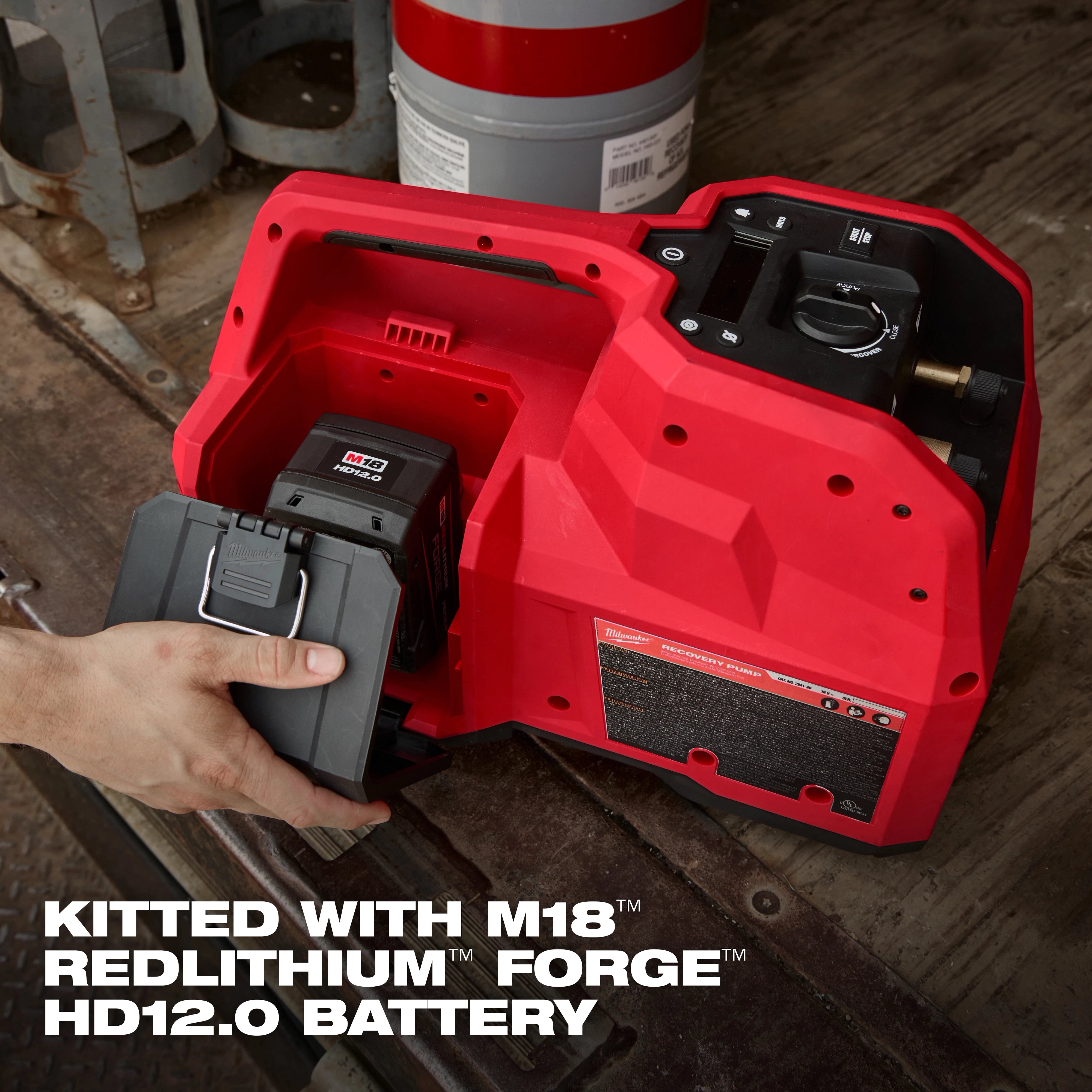Milwaukee 2938-21 M18™ Brushless Refrigerant Recovery Machine - Edmondson Supply