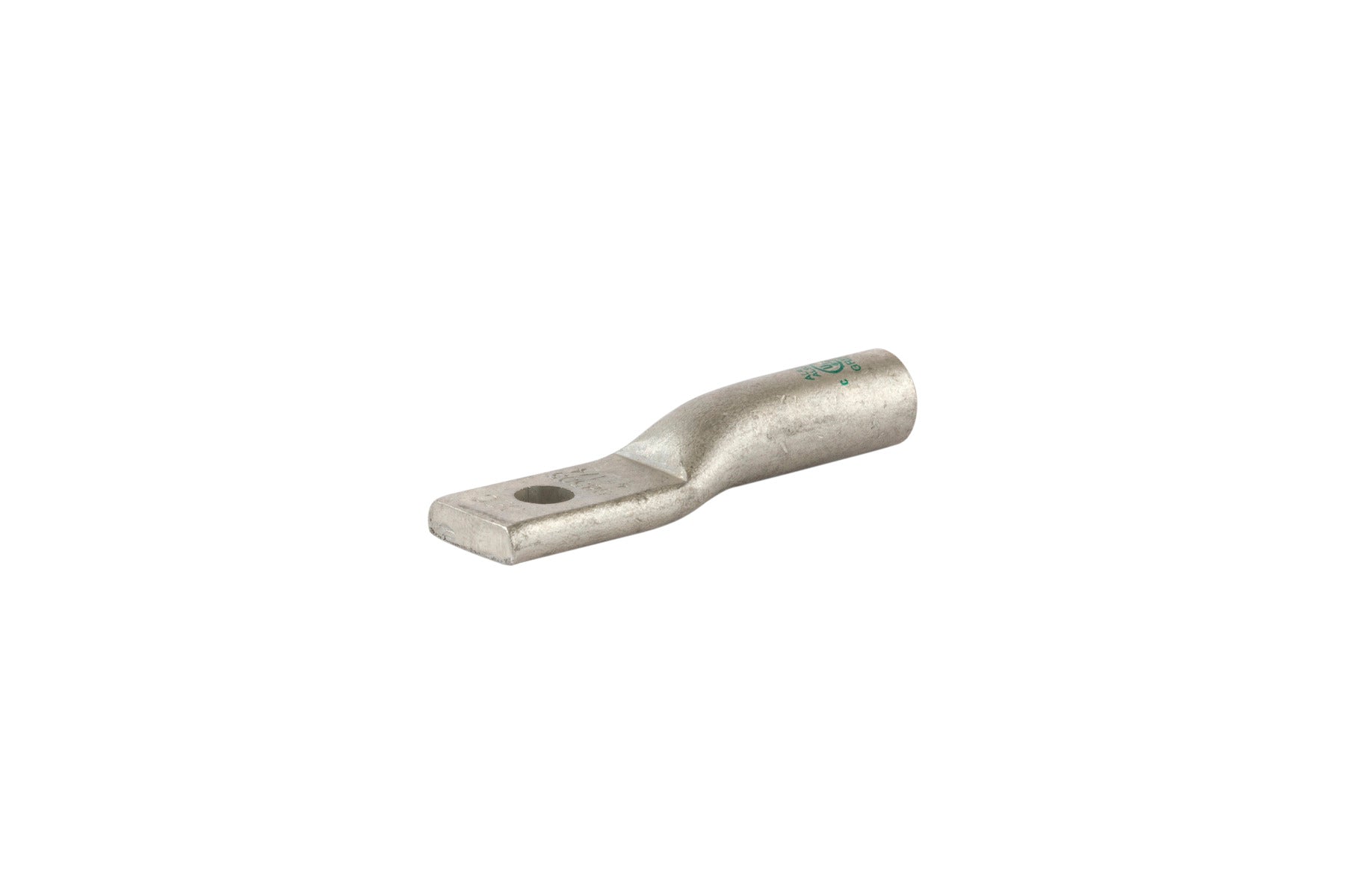 NSI AL4-14 Single-Hole Aluminum Barrel Compression Lug, 4 AWG, 1/4” Mount, AL/CU - Edmondson Supply