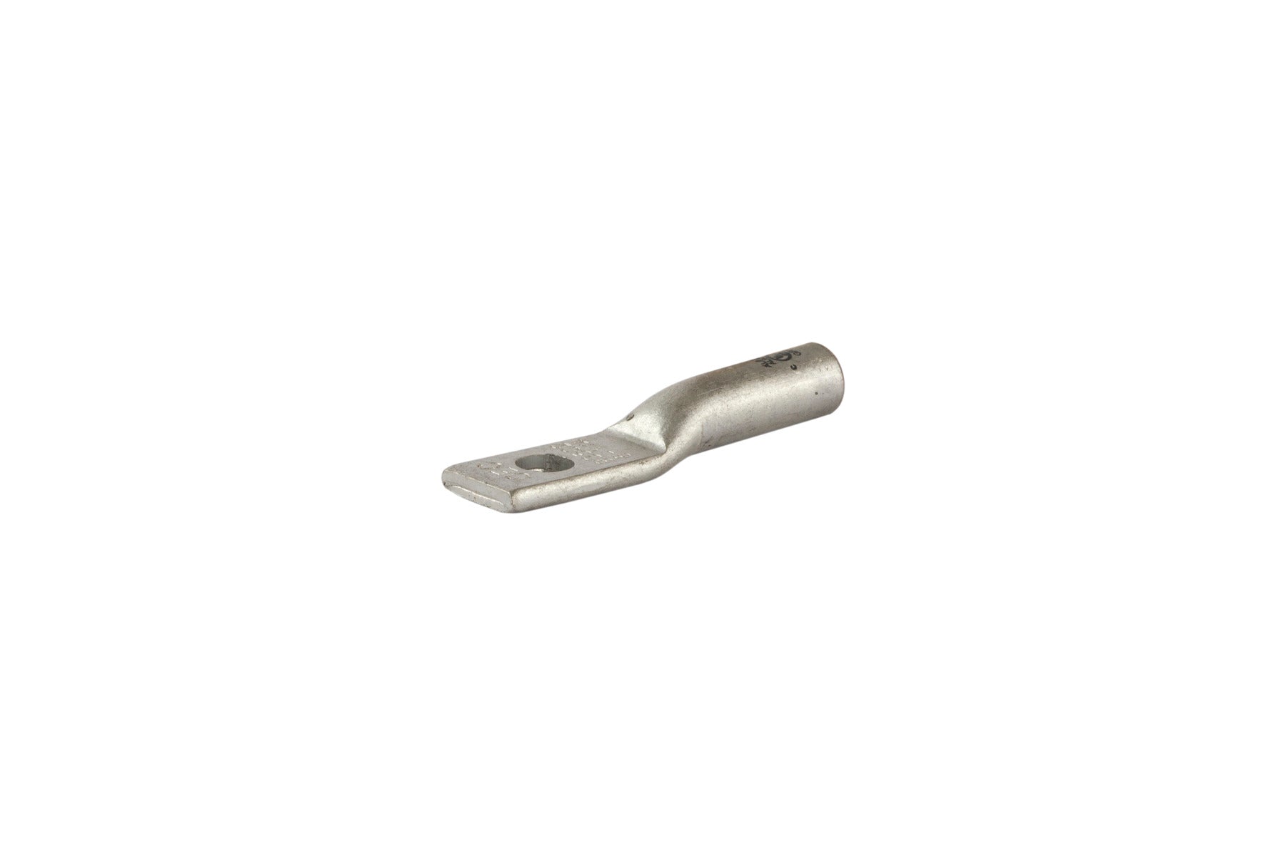 NSI AL6-14 Single-Hole Aluminum Barrel Compression Lug, 6 AWG, 1/4” Mount, AL/CU - Edmondson Supply