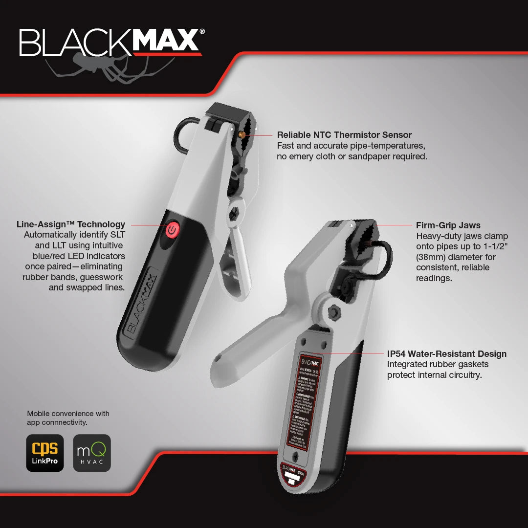 CPS Products BTM200A BlackMax® Wireless Temperature Clamp - Edmondson Supply