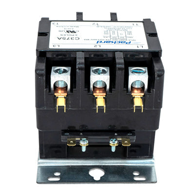 Packard C375A Contactor 3 Pole 75 Amps 24 Coil Voltage - Edmondson Supply