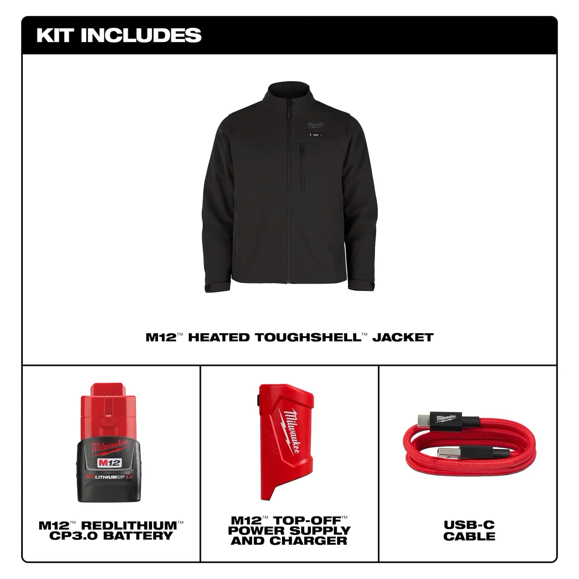 Milwaukee M100 M12™ Heated TOUGHSHELL™ Jacket - Edmondson Supply