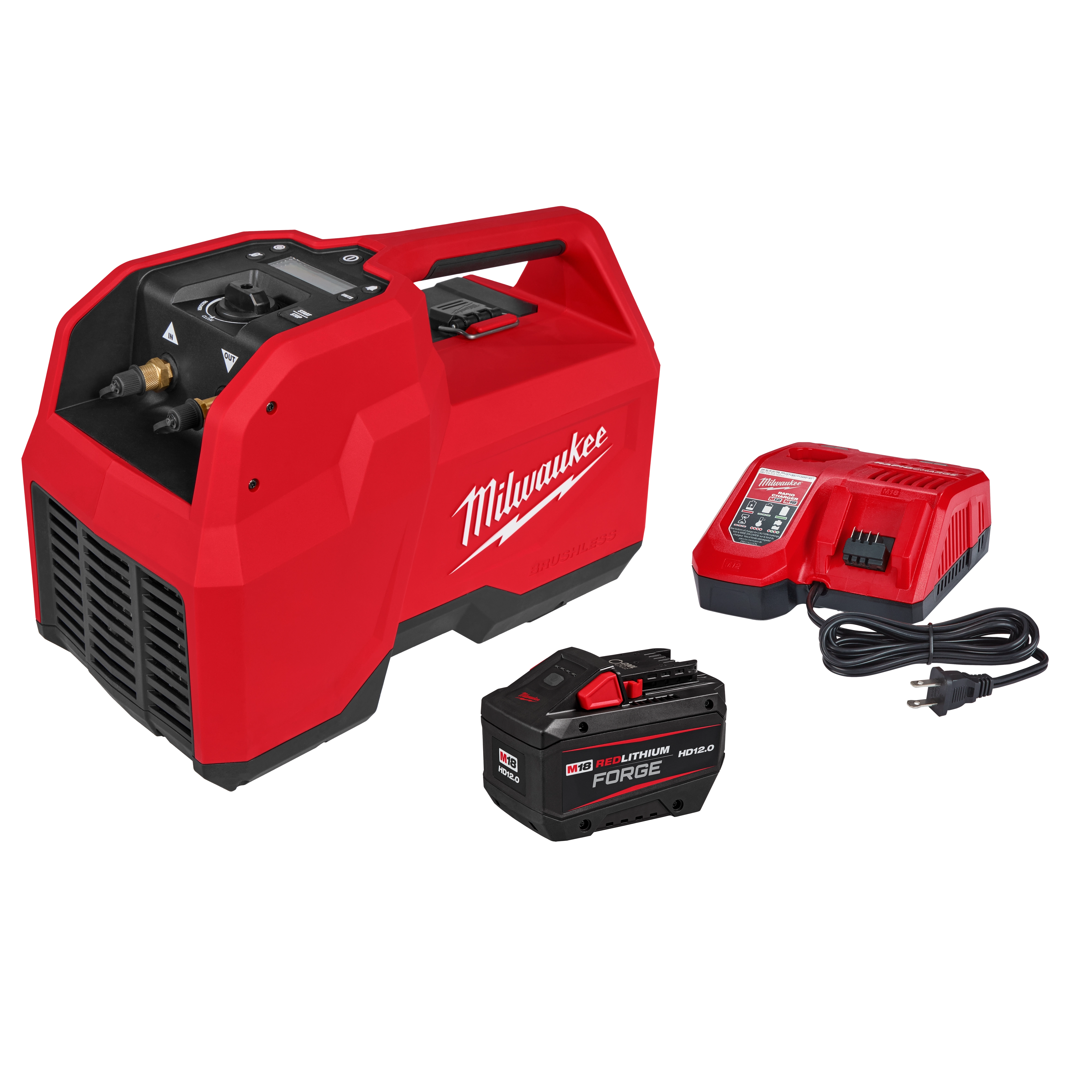 Milwaukee 2938-21 M18™ Brushless Refrigerant Recovery Machine - Edmondson Supply
