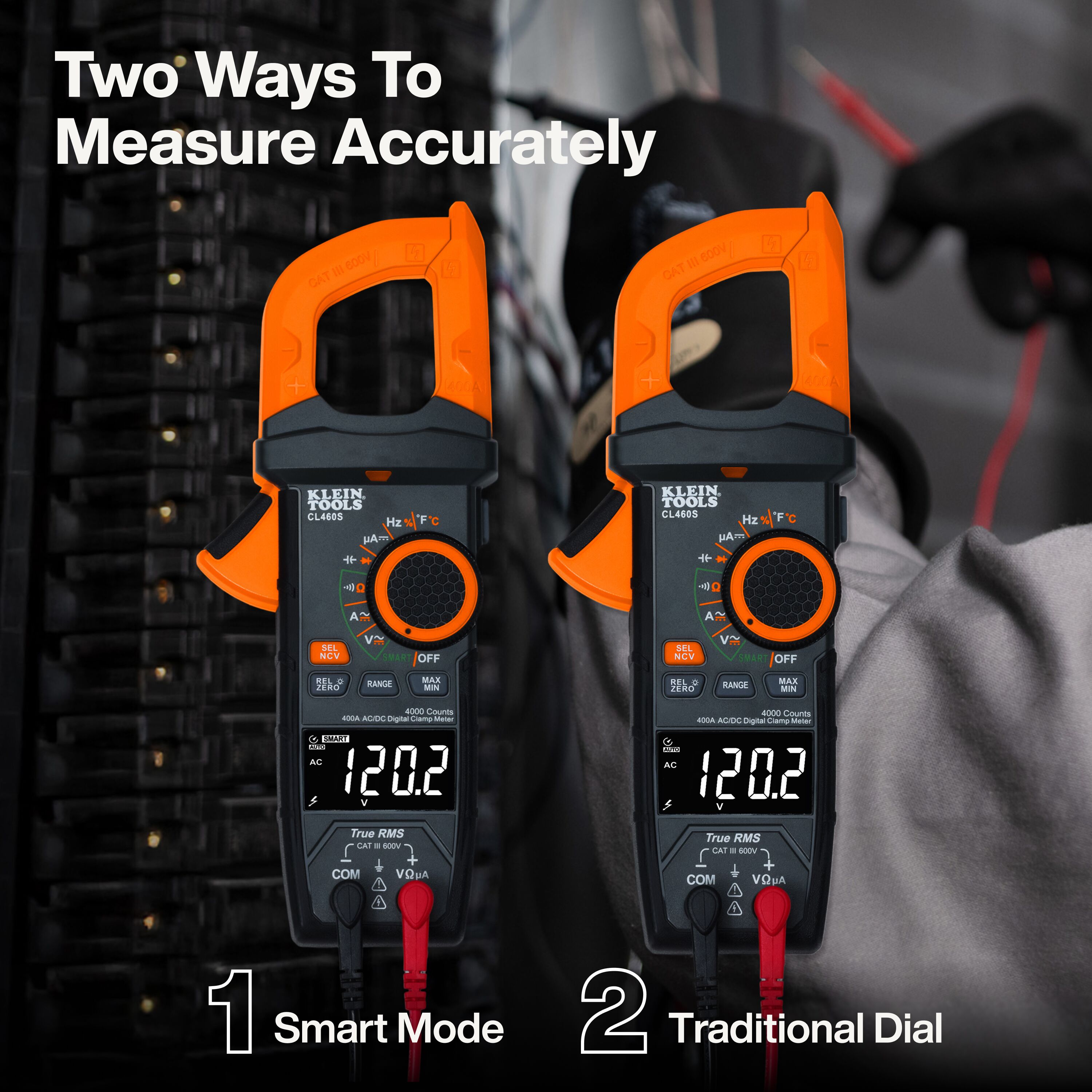Klein Tools CL460S 400A AC/DC Auto-Ranging Smart Digital Clamp Meter - Edmondson Supply