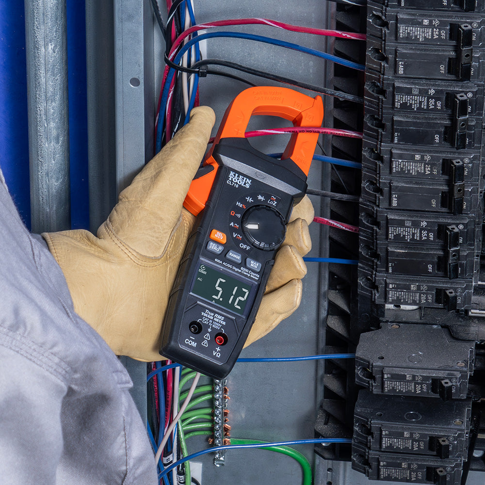 Klein Tools CL710 600A AC/DC Auto-Ranging Digital Pro Clamp Meter - Edmondson Supply