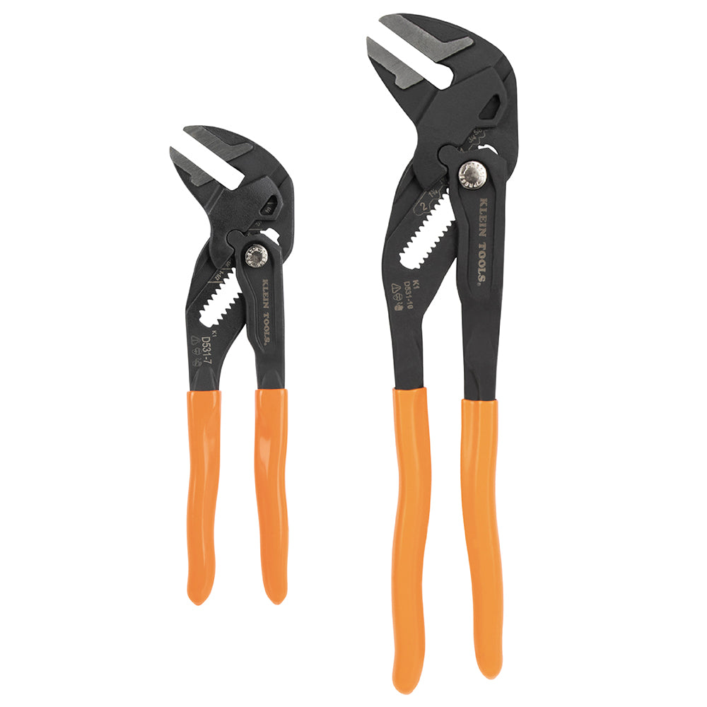 Klein Tools D53102KIT Compact Plier Wrench Set, 2-Piece - Edmondson Supply