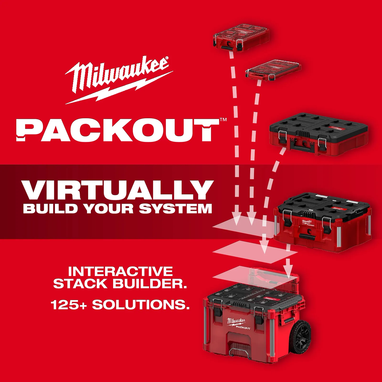 Milwaukee 48-22-8425 PACKOUT™ Large Tool Box - Edmondson Supply