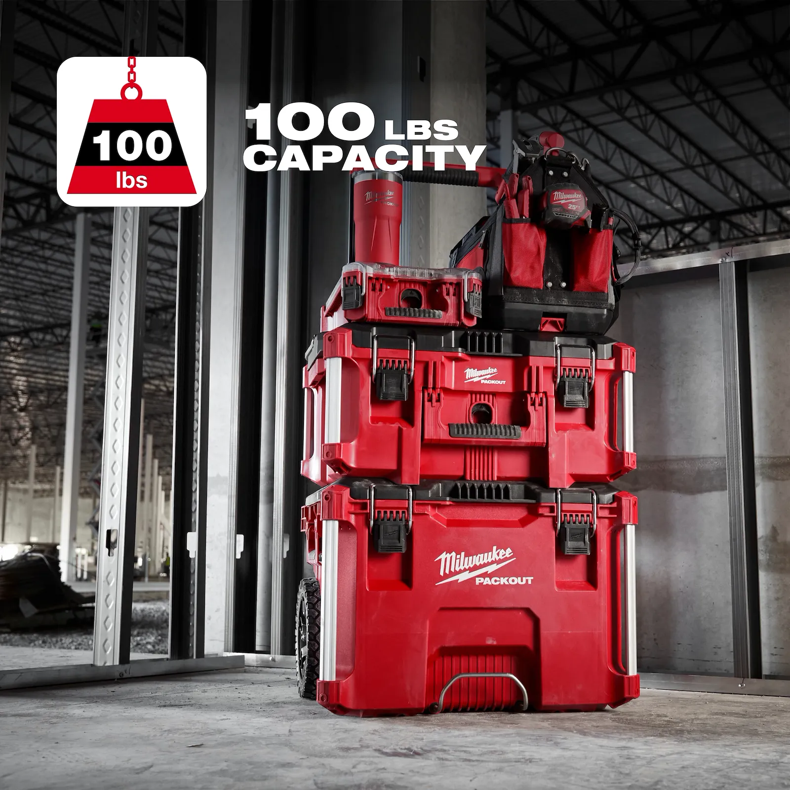 Milwaukee 48-22-8425 PACKOUT™ Large Tool Box - Edmondson Supply