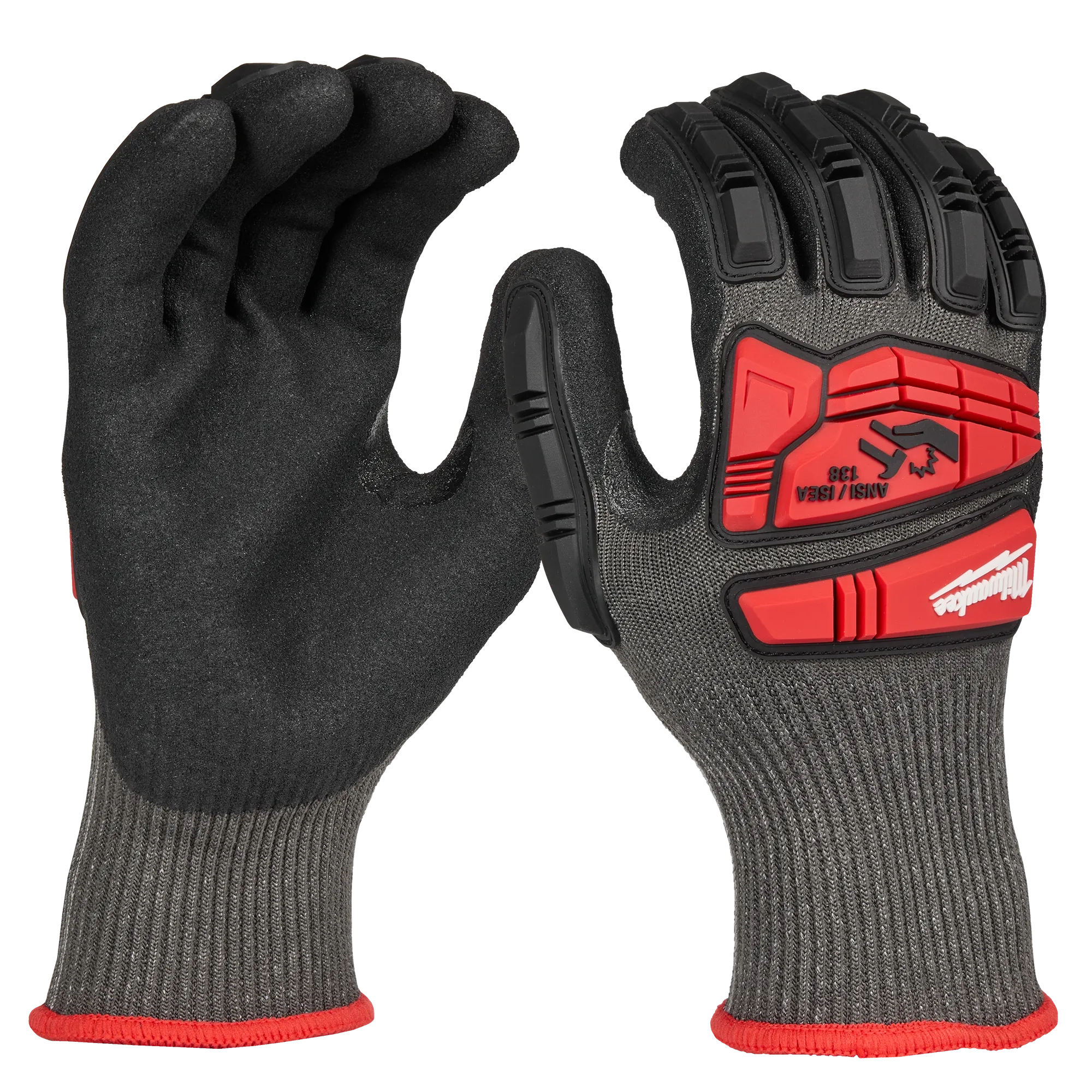 Milwaukee 48-73-8150 Impact Cut Level 5 Nitrile Dipped Gloves, Size S - Edmondson Supply