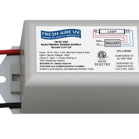Fresh-Aire UV TUVP-ER Extended Range Low Voltage Power Supply - Edmondson Supply
