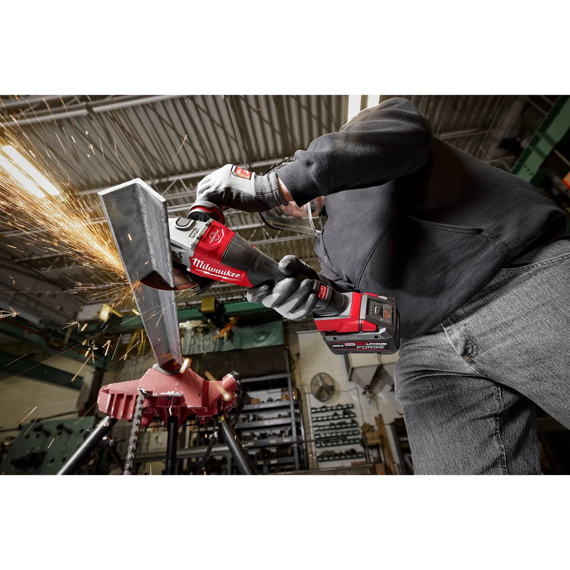 Milwaukee 3670-20 M18 FUEL™ 4-1/2"-6" Braking Grinder, Paddle Switch (Bare Tool) - Edmondson Supply