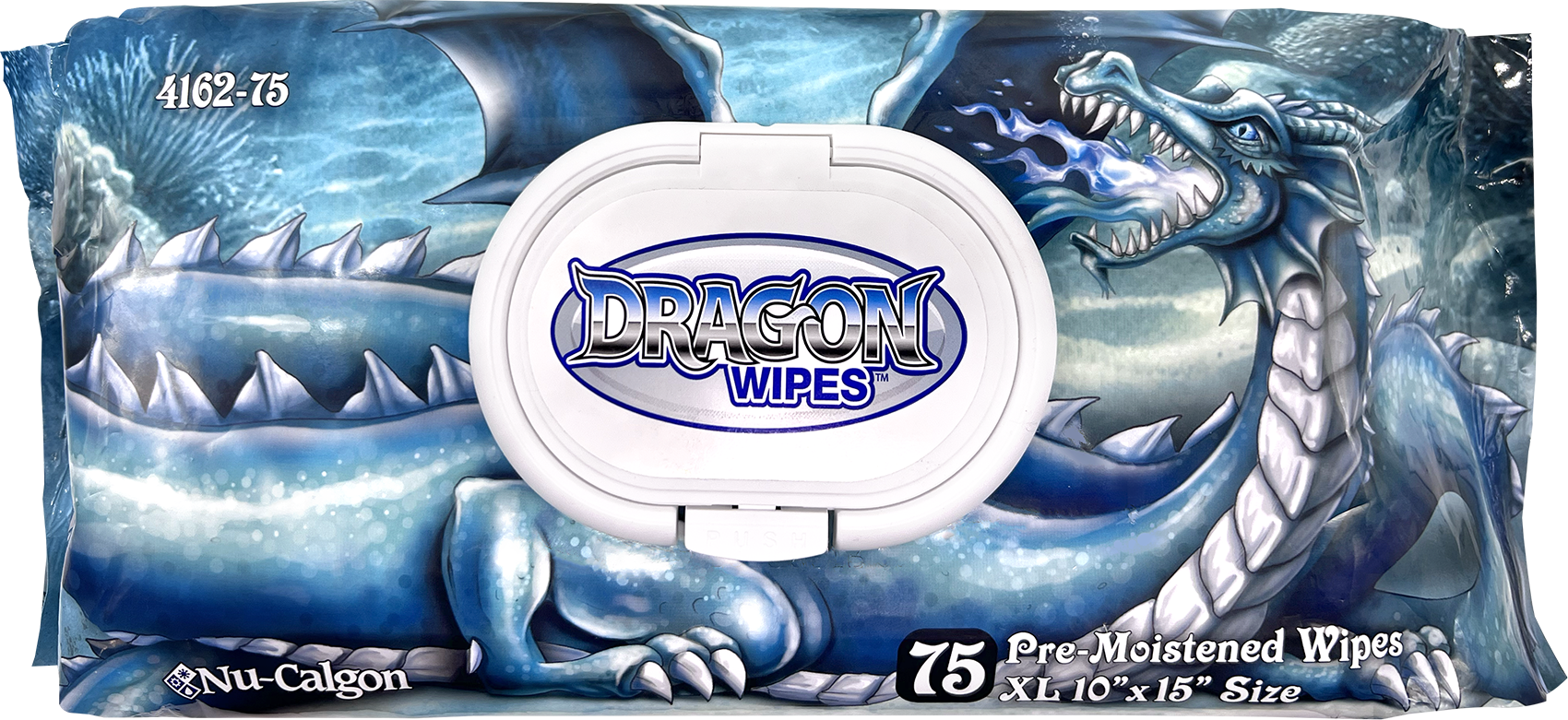 Nu-Calgon 4162-75 Dragon Wipes Cleaning Wipes - Edmondson Supply