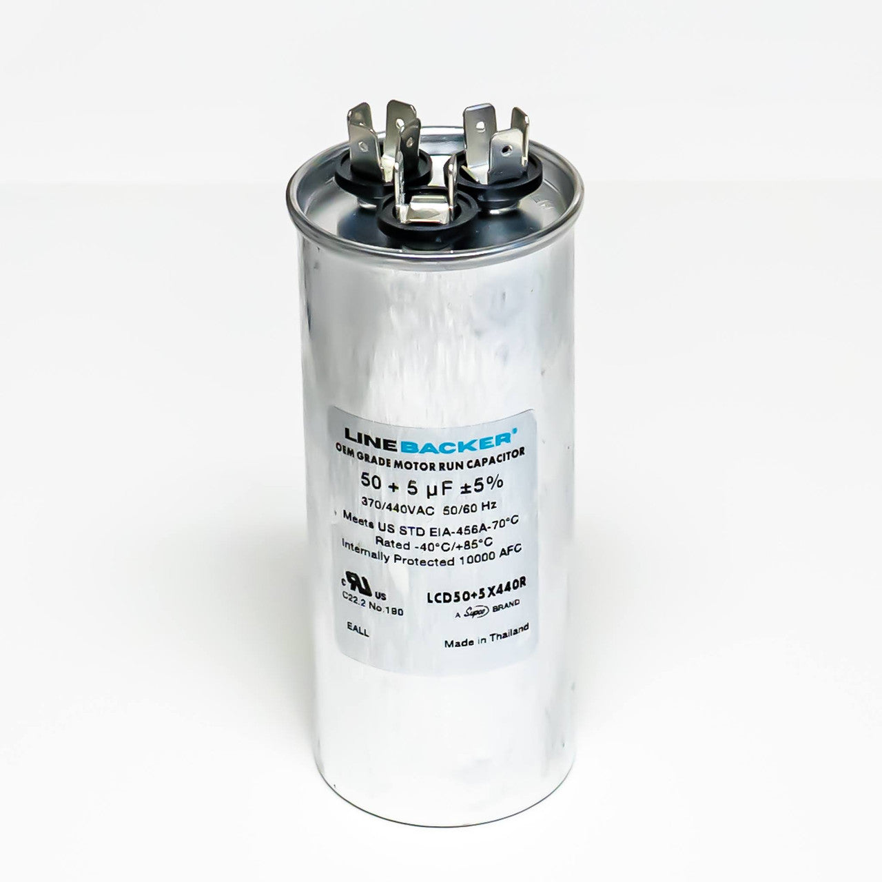 Supco Linebacker LCD50+5X440R Round Dual Run Capacitor - Edmondson Supply