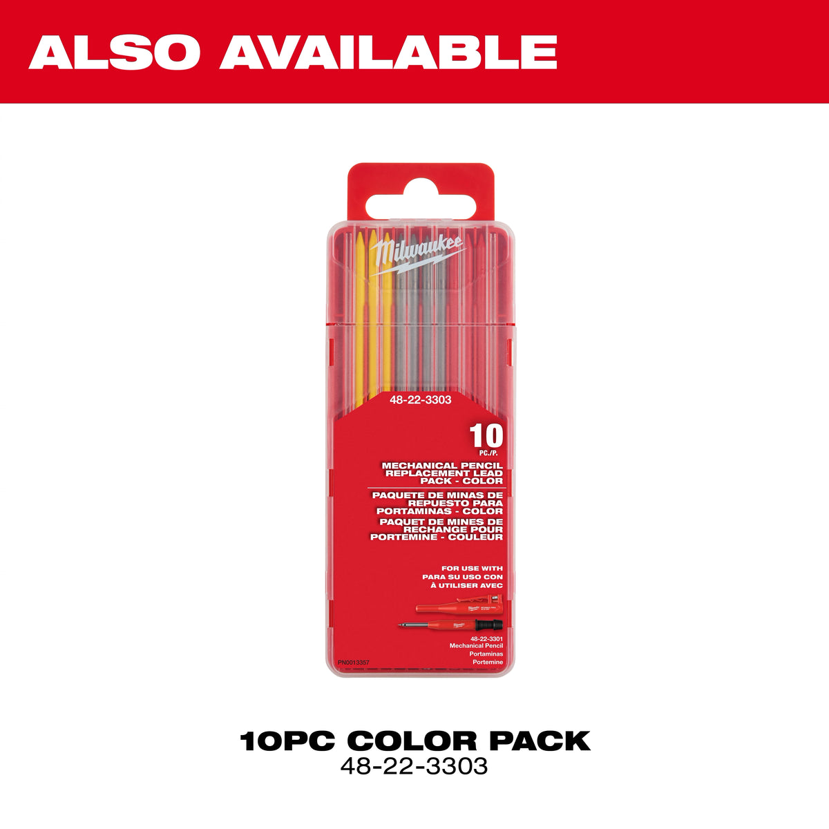 Milwaukee 48-22-3301 Mechanical Pencil with Lead Pack - Edmondson Supply