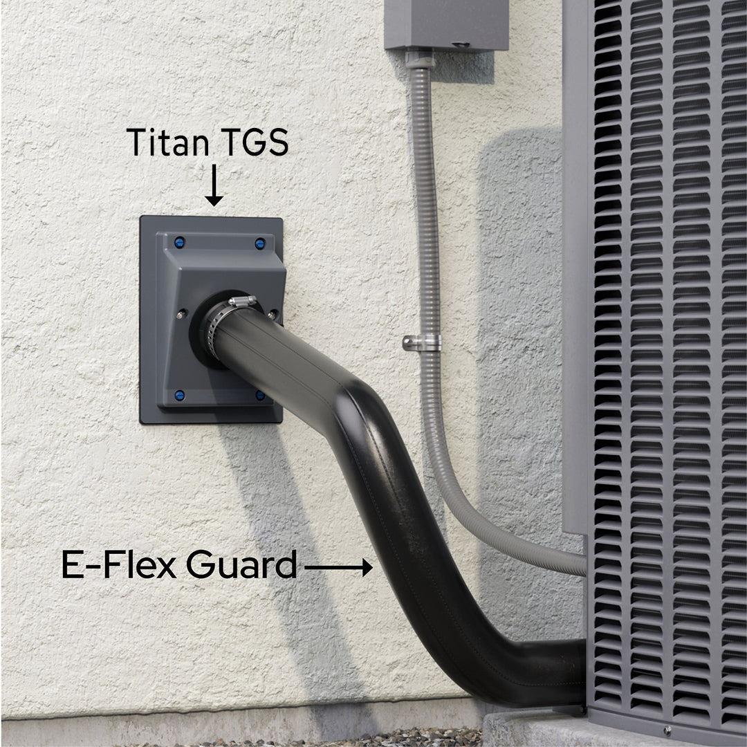 Airex TGS-675G-72C-B PRO-SYSTEM KIT for 5/8" - 7/8" Line Sets with 3/4" Wall Insulation, Gray/Black (TITAN OUTLET & E-FLEX GUARD) - Edmondson Supply