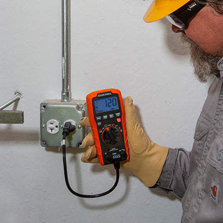 Klein Tools ET270 Digital Multi-Tester, Multimeter with Receptacle Tester - Edmondson Supply