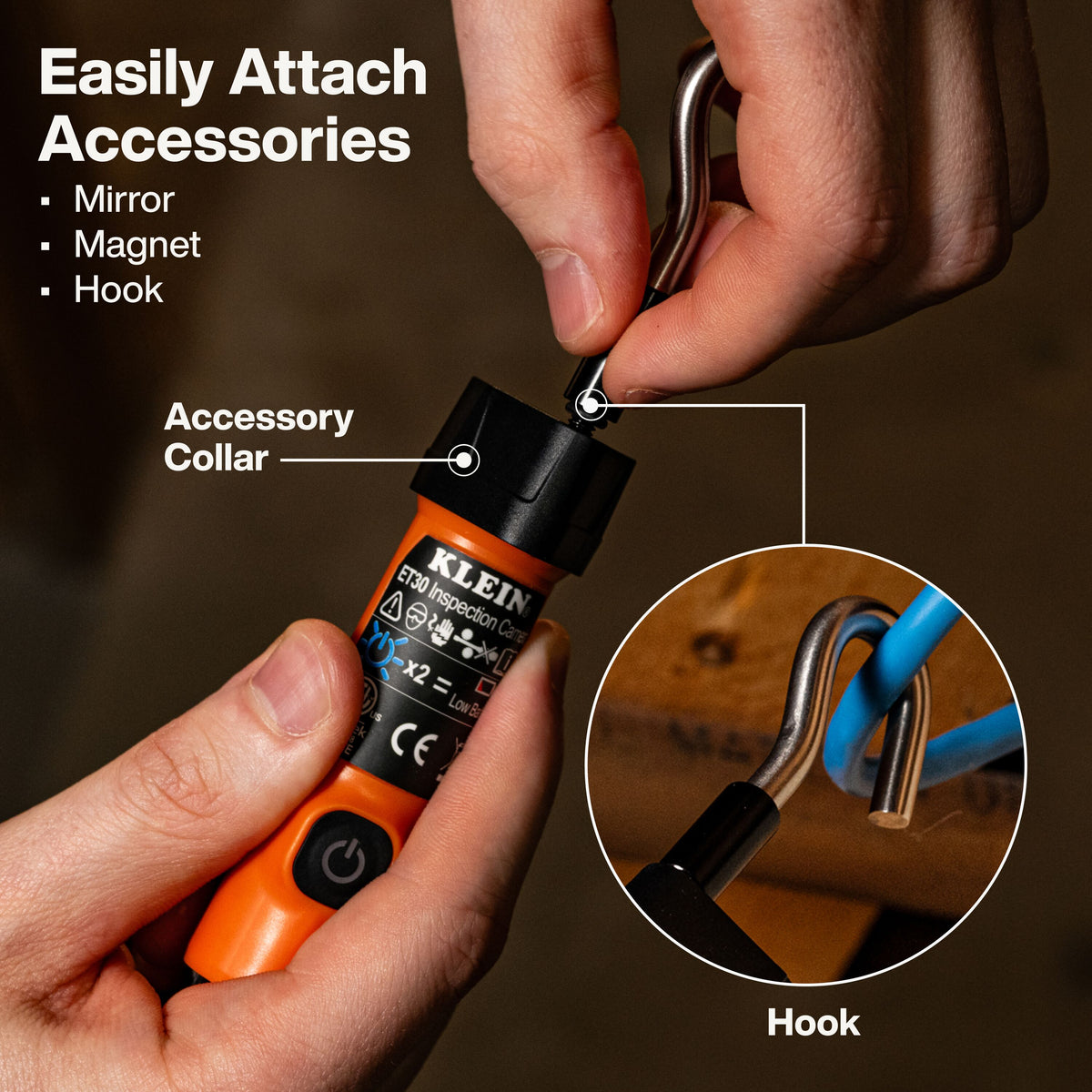 Klein Tools ET30 Compact Wireless Inspection Camera - Edmondson Supply