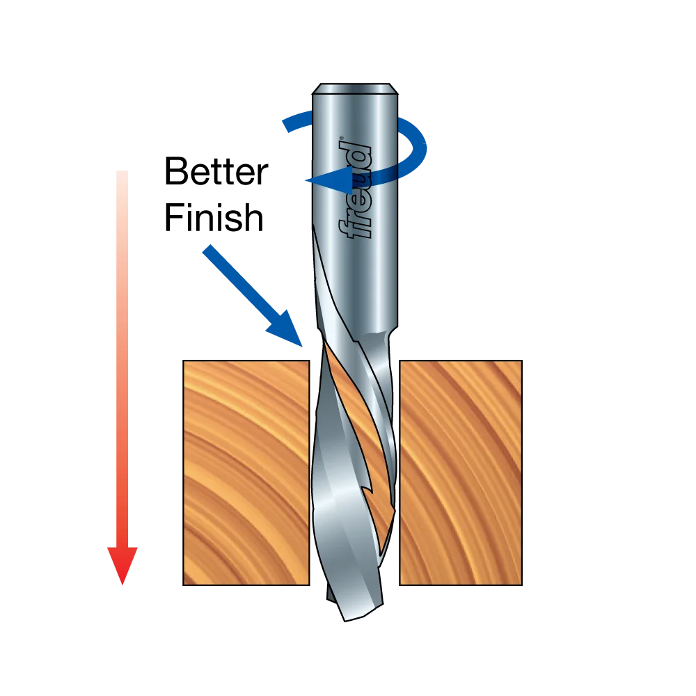 Freud 76-100 1/8" Down Spiral Bit - Edmondson Supply