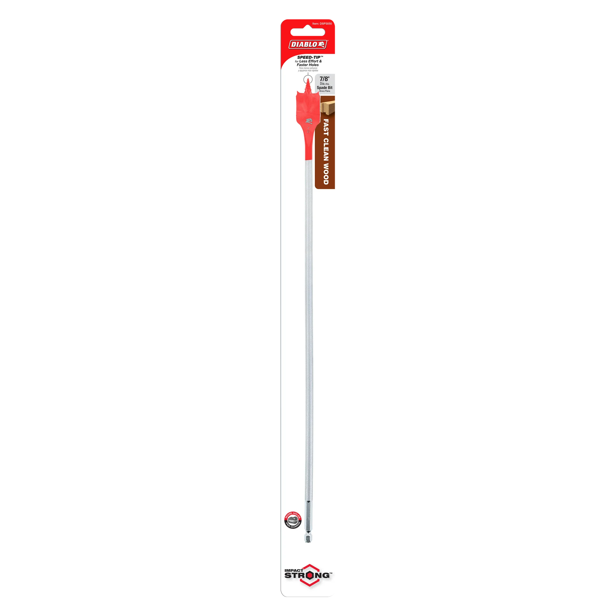 Diablo Tools DSP3050 7/8 in. x 16 in. Spade Bit - Edmondson Supply