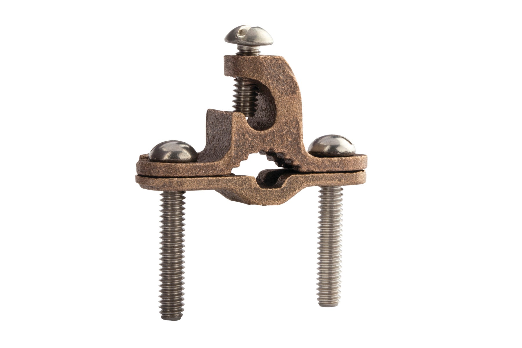 NSI GLC-12DB Heavy Duty Direct Burial Ground Clamps, 1/2″-1″ Pipe, Lay-In Lugs - Edmondson Supply