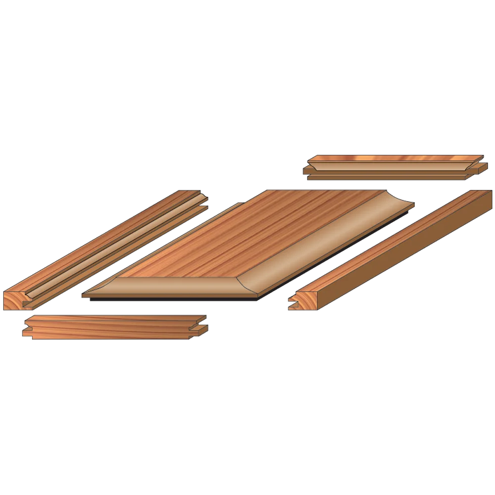 Freud 97-158 3 Piece Premier Adjustable Cabinet Bit Set - Edmondson Supply