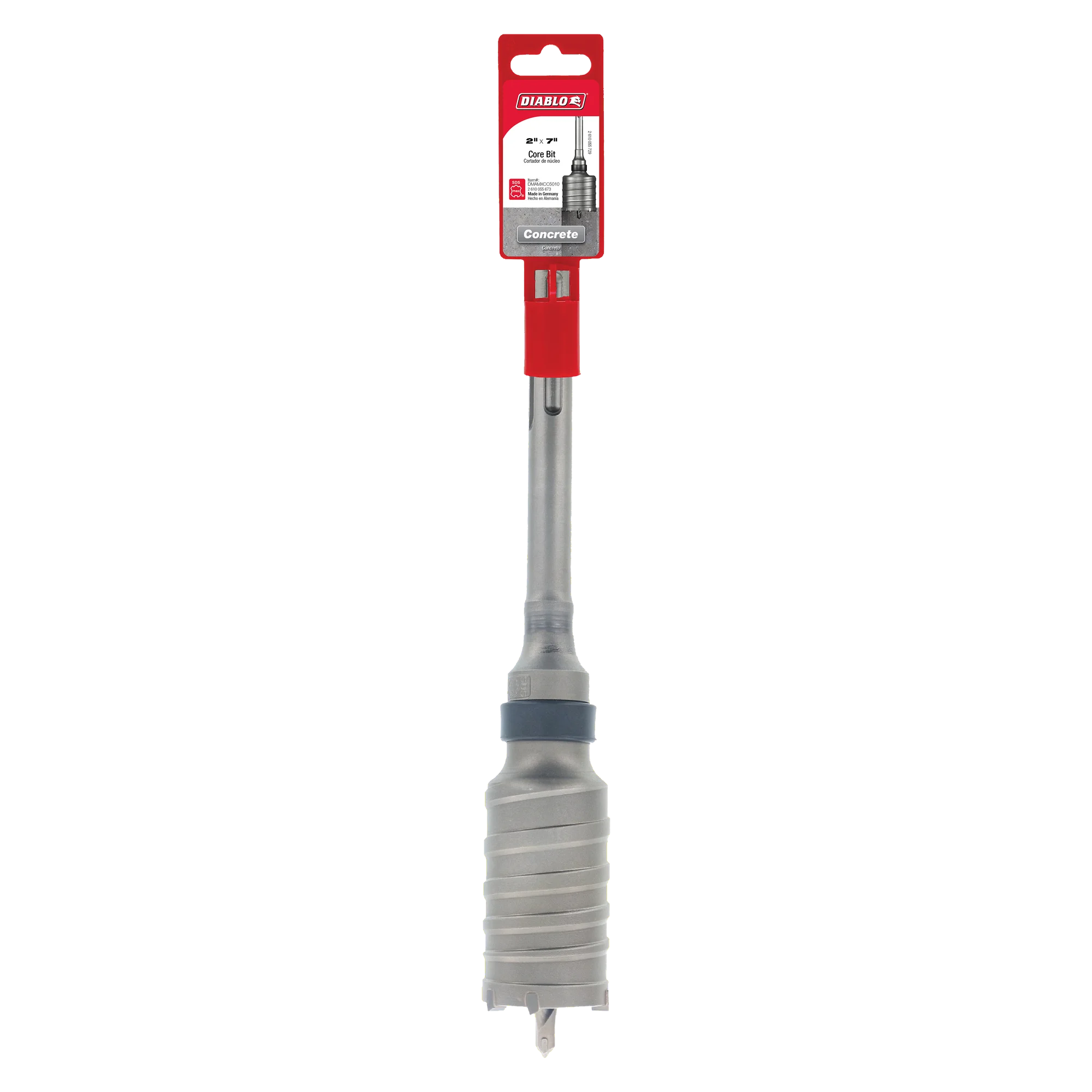 Diablo Tools DMAMXCC5010 2 in. x 7 in. SDS-Max Carbide Tipped Core Bit - Edmondson Supply