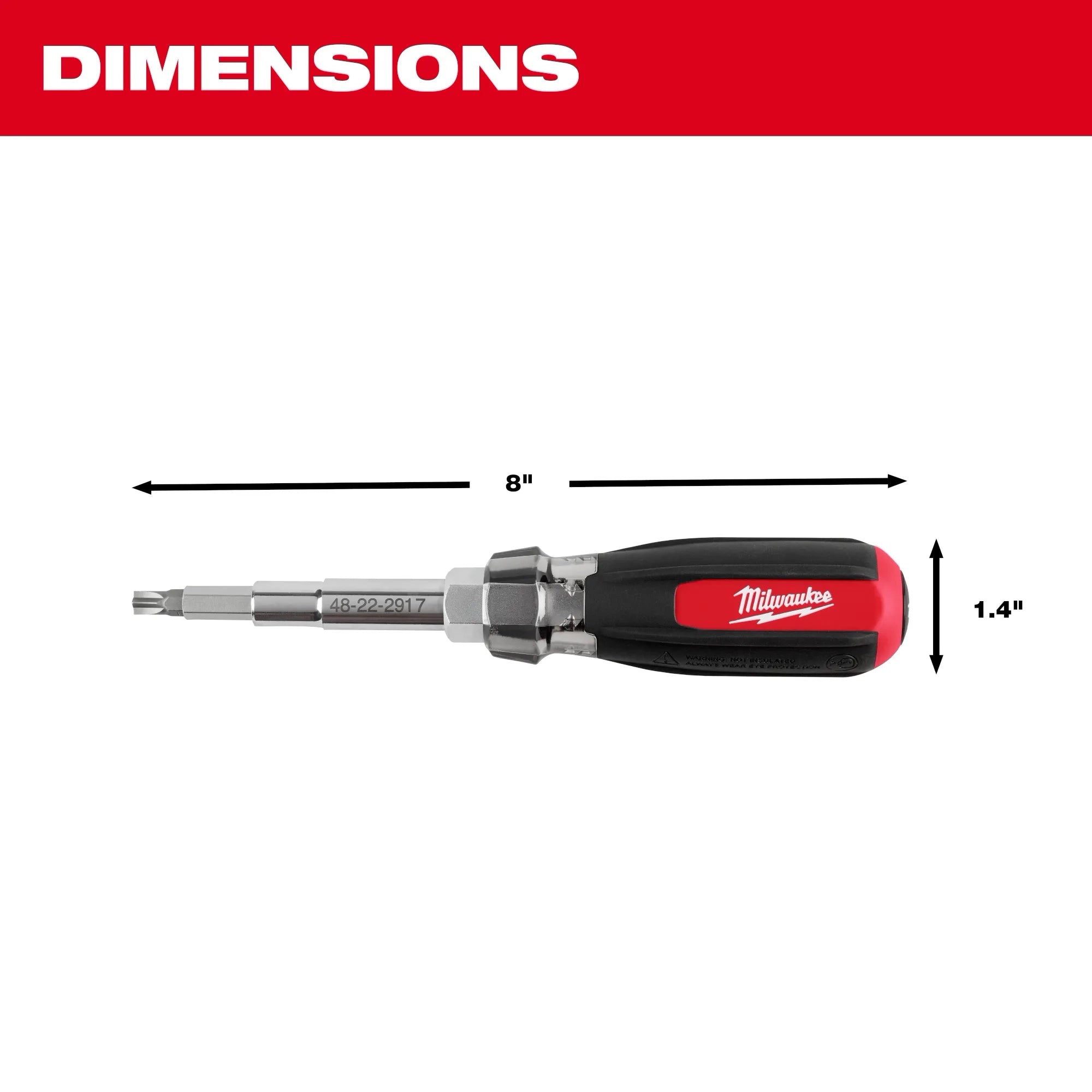 Milwaukee 48-22-2917 13-in-1 Magnetic Multi-Bit Screwdriver - Edmondson Supply