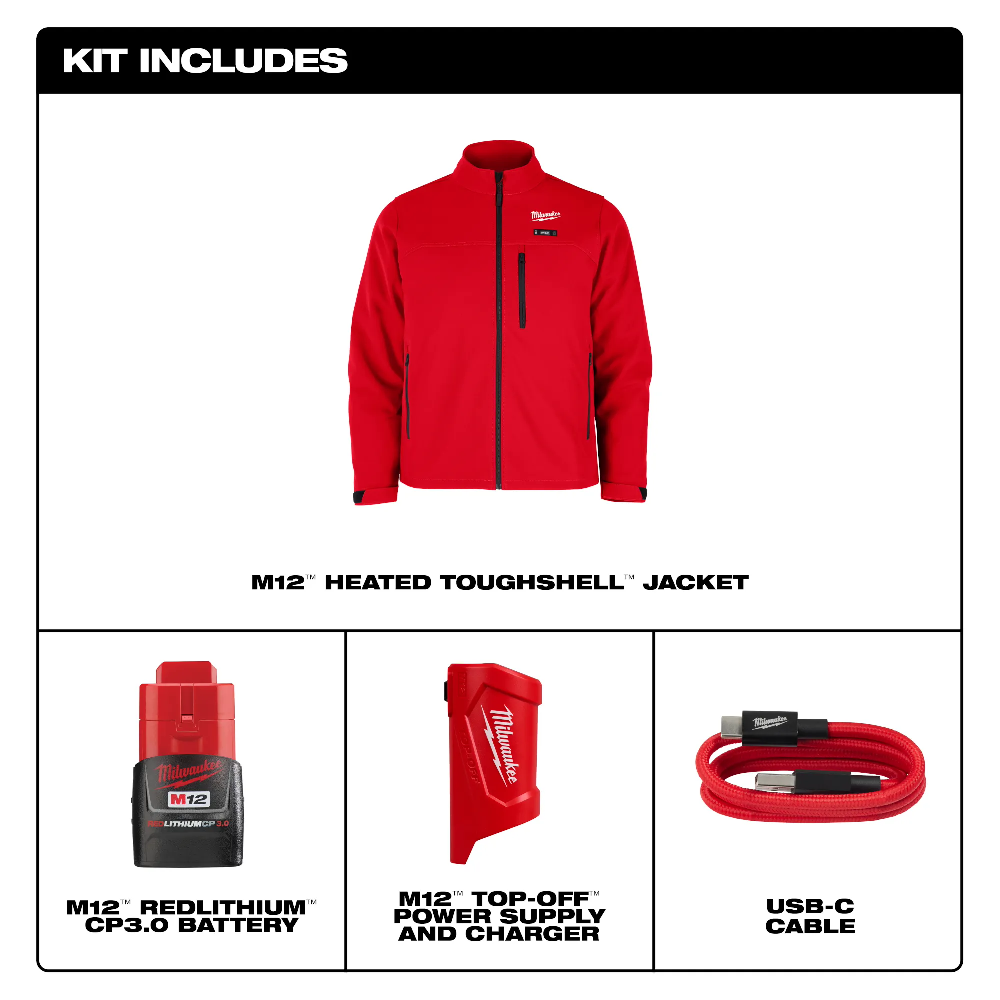 Milwaukee M100 M12™ Heated TOUGHSHELL™ Jacket