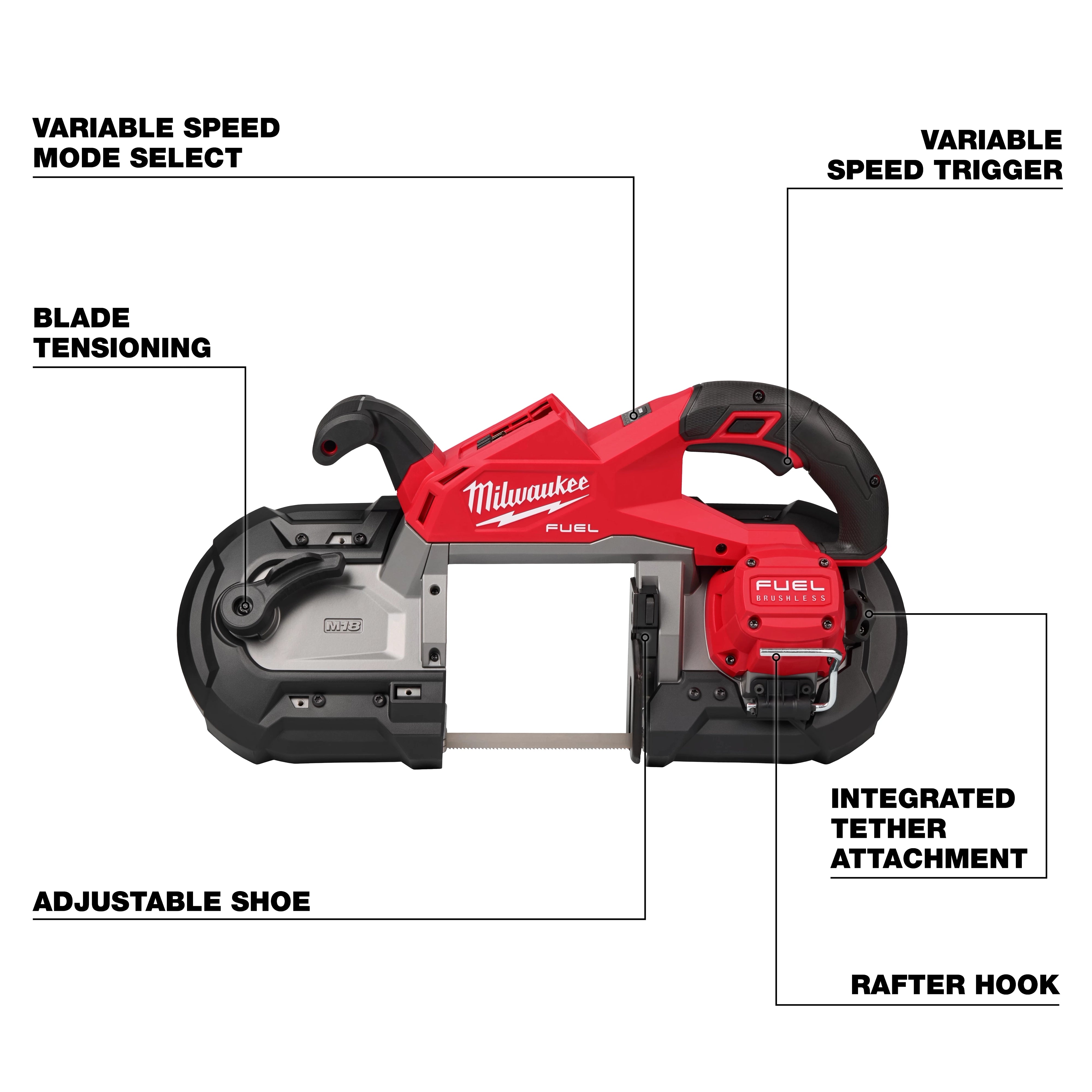 Milwaukee 2929-20 M18 FUEL™ Deep Cut Band Saw - Edmondson Supply
