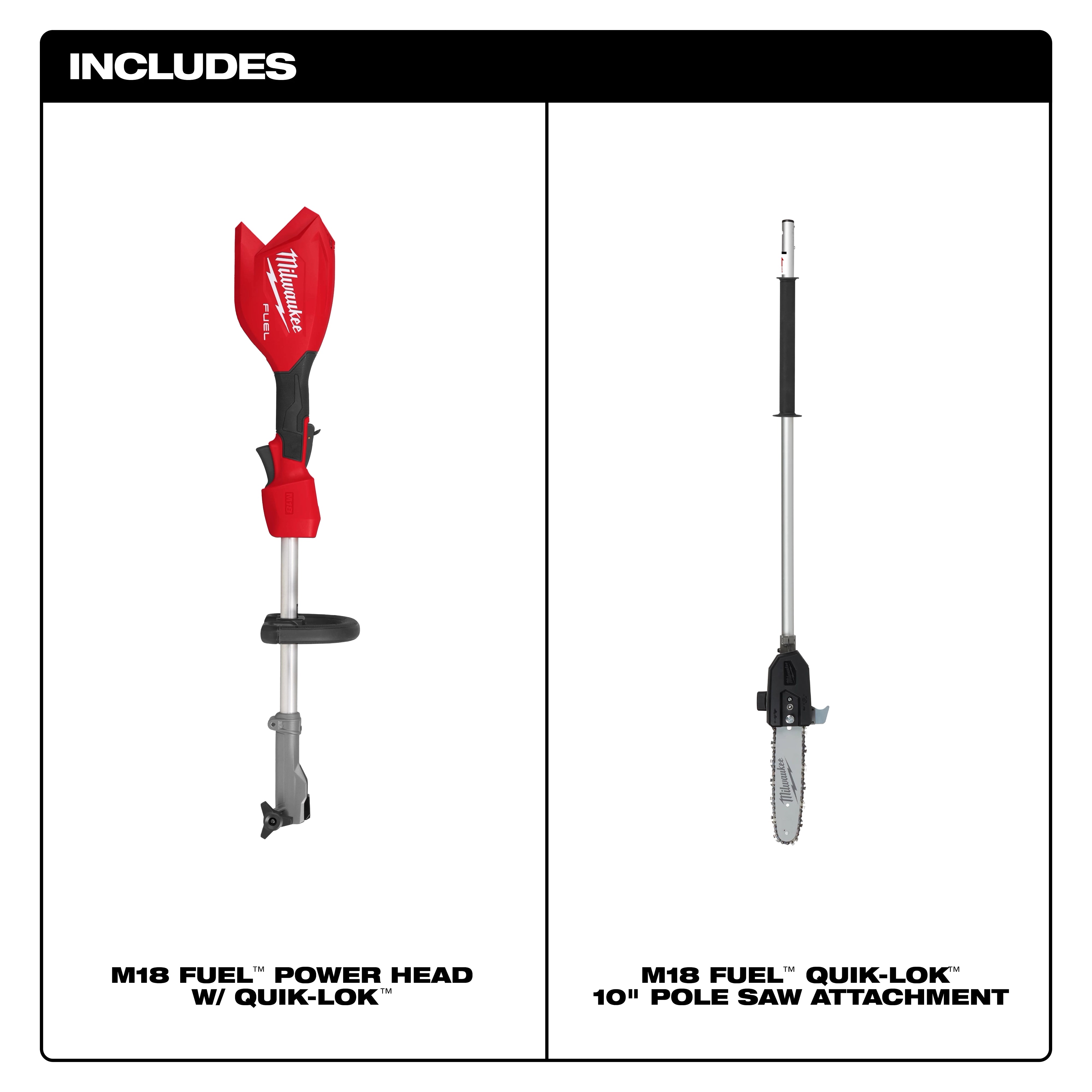 Milwaukee 3016-21PS M18 FUEL™ Pole Saw w/ QUIK-LOK™ Kit - Edmondson Supply