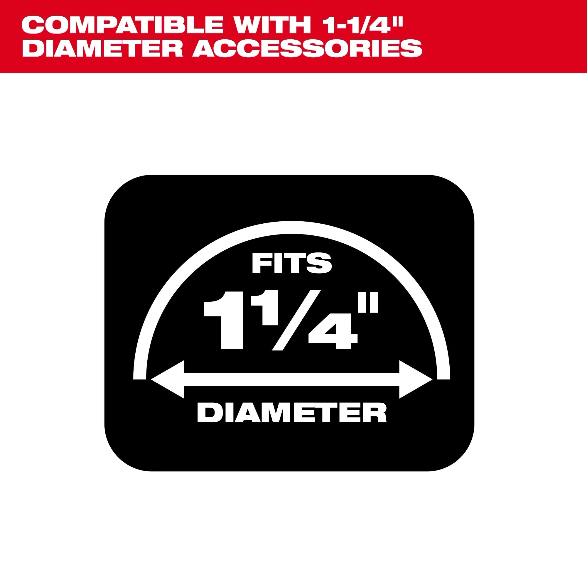 Milwaukee 49-90-2014 1-1/4” x 2’ to 6’ Expandable Hose - Edmondson Supply