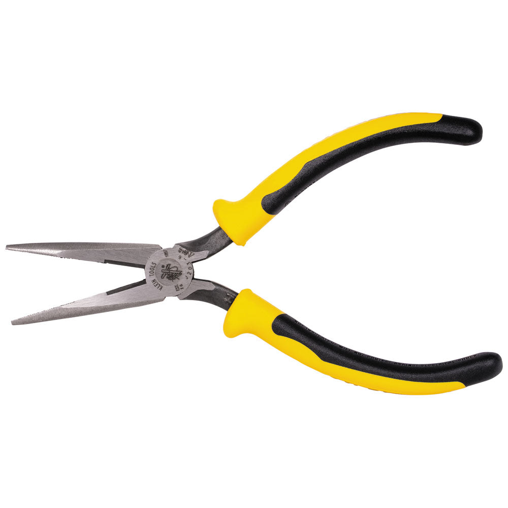 Klein Tools J203-6 Journeyman Pliers, Long Nose Side-Cutters, 6-3/4-Inch - Edmondson Supply