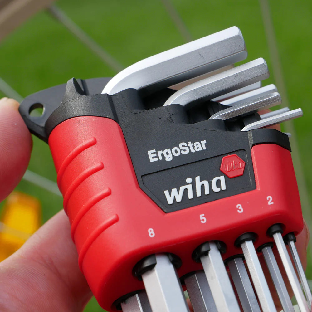 Wiha Tools 66990 9 Piece MagicRing Ball End Long Arm Hex L-Key Set - Metric - Edmondson Supply
