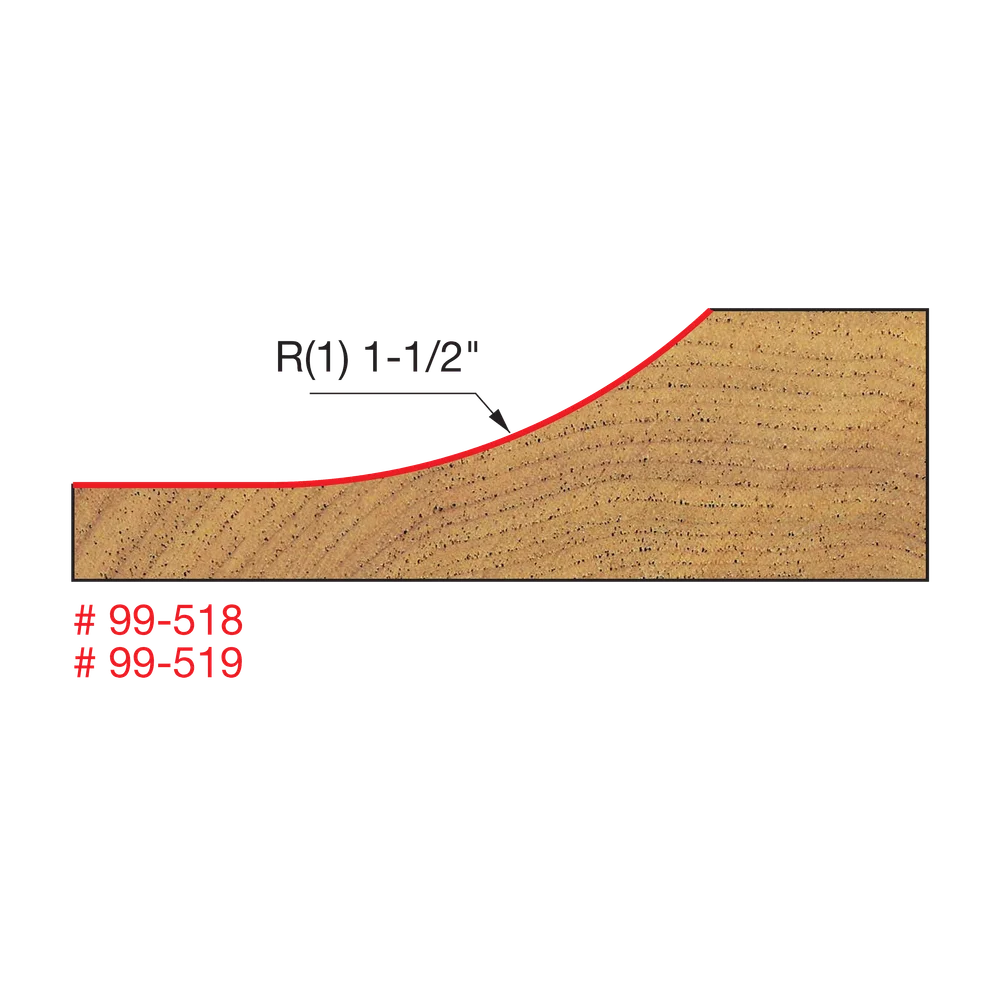 Freud 99-518 3-1/2" Raised Panel Bit - Edmondson Supply