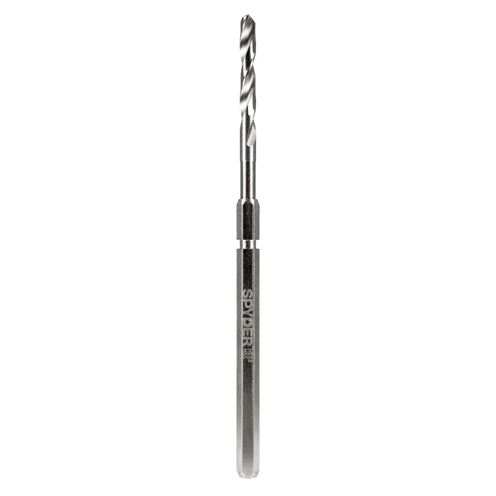 SPYDER 600648P Hex8 3/8" HSS Quick Change Hole Saw Arbor Pilot Bit Rapid Core Eject® - Edmondson Supply