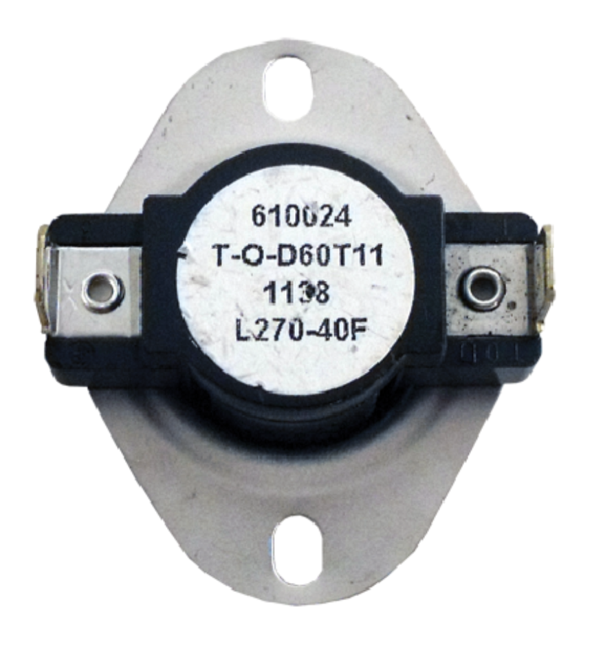 Supco L270 L-Series Snap-Action SPST Limit Control Thermostat, L270-40F - Edmondson Supply