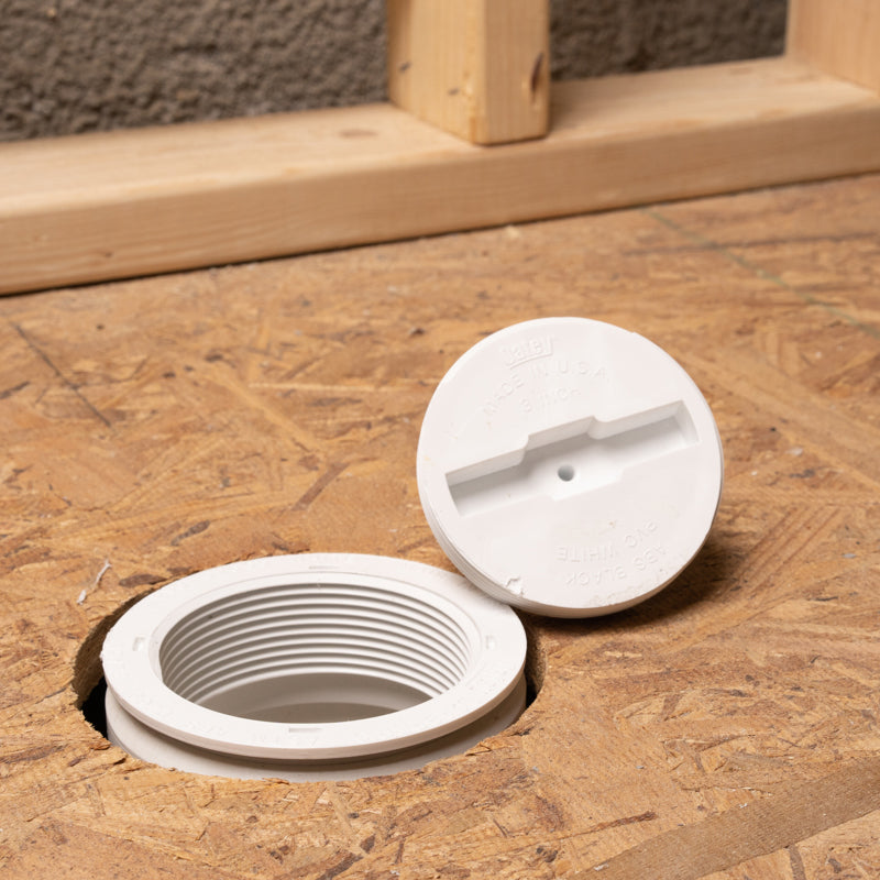 Oatey® 43733 All Plastic Snap-In Cleanout Assembly - 4 inch - Edmondson Supply