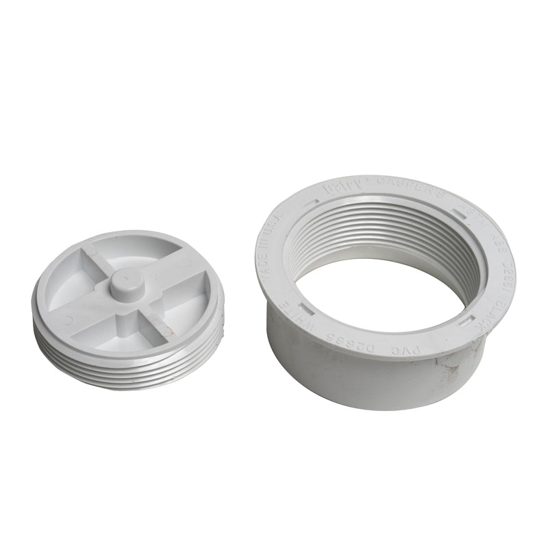 Oatey® 43733 All Plastic Snap-In Cleanout Assembly - 4 inch - Edmondson Supply