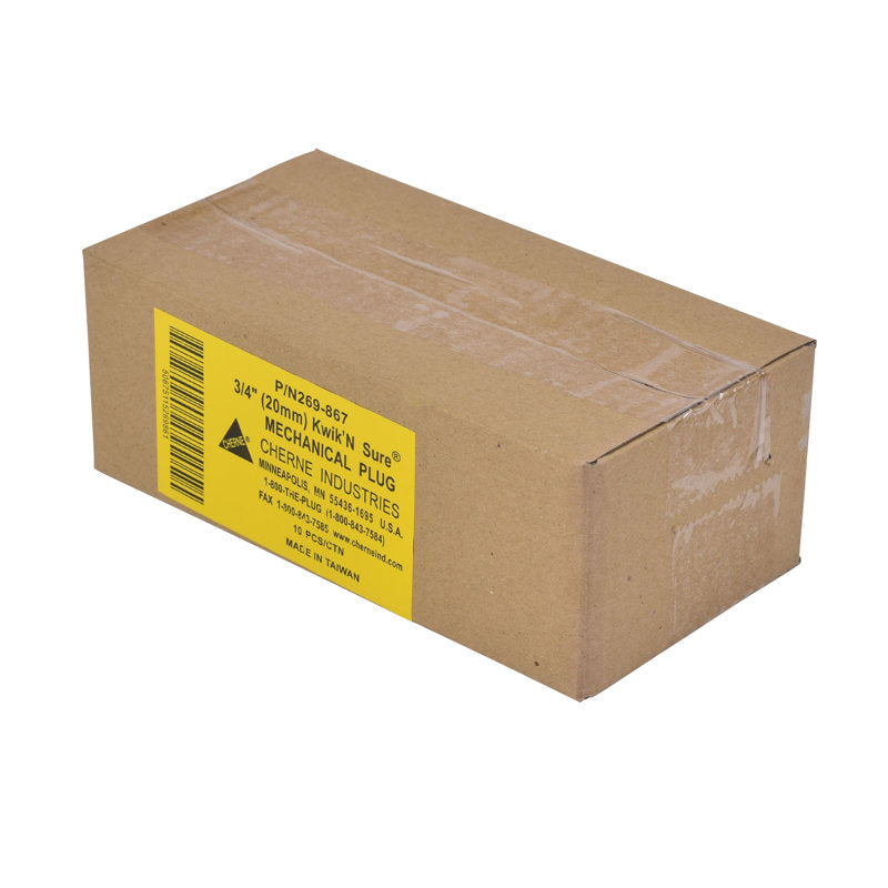 Cherne® 269867 3/4IN. KWIK ‘N SURE® PLUG - Edmondson Supply