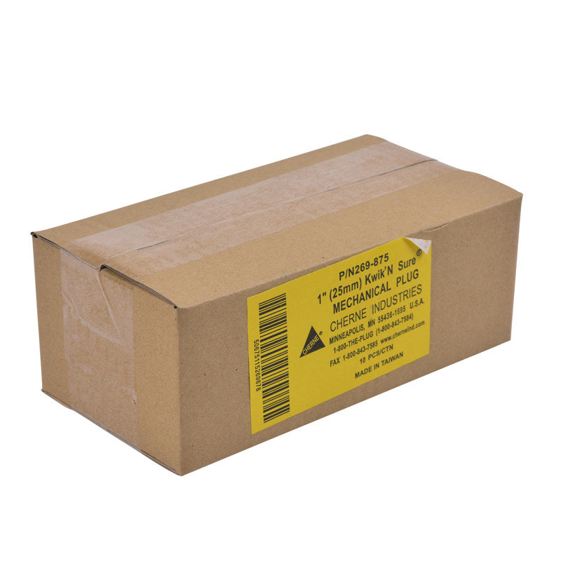 Cherne® 269875 1IN. KWIK ‘N SURE® PLUG - Edmondson Supply