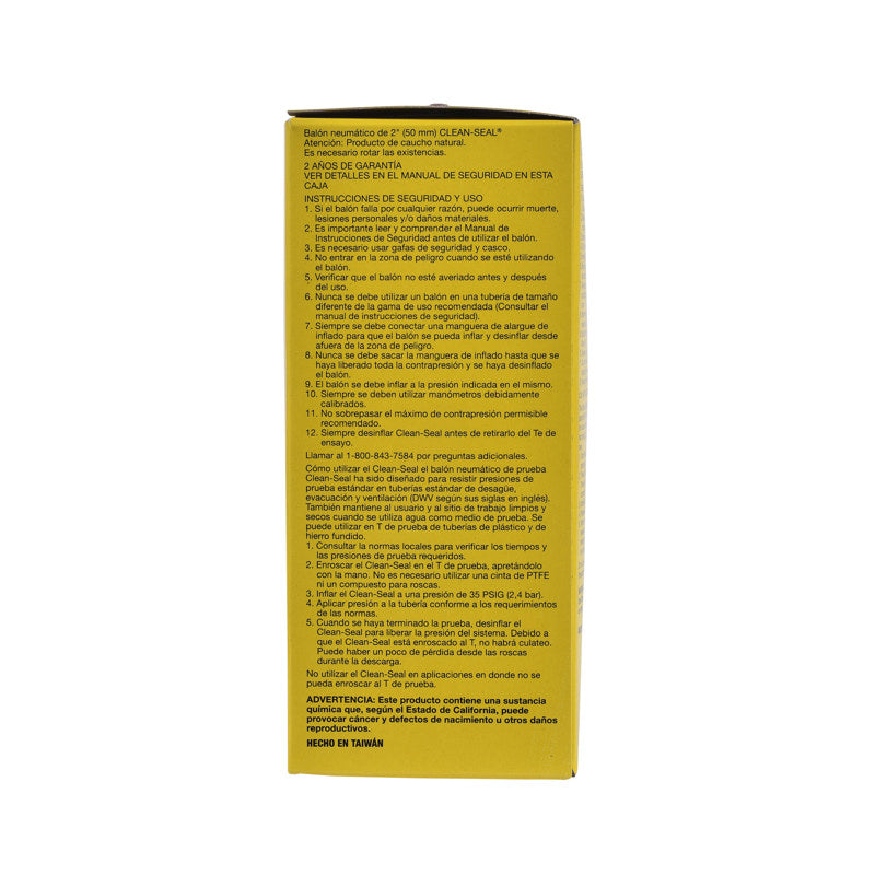 Cherne® 271705 2 IN. CLEAN-SEAL® PLUG - Edmondson Supply