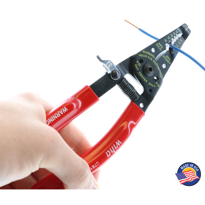 Wiha Tools 57810 Classic Grip Wire Strippers Cutters 7.25" - Edmondson Supply