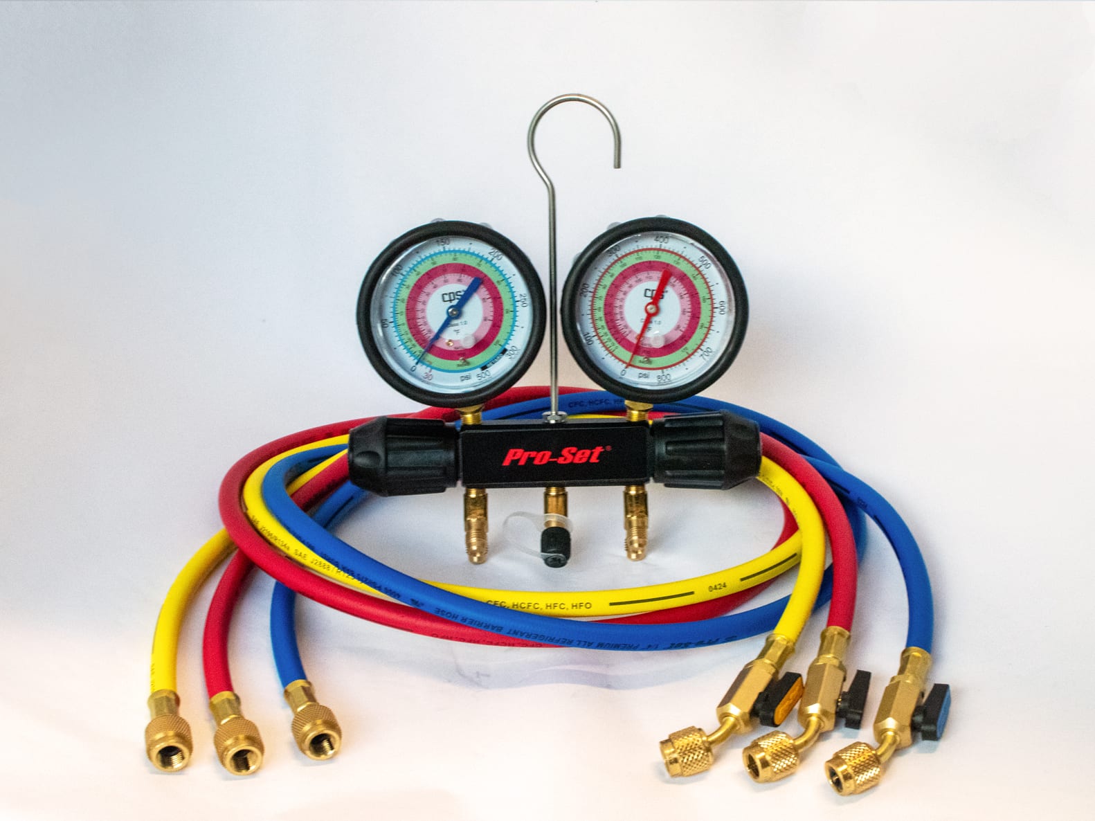 CPS Products MT2A7P5E Pro-Set Workingman 3-1/8" Manifold Gauge - Edmondson Supply