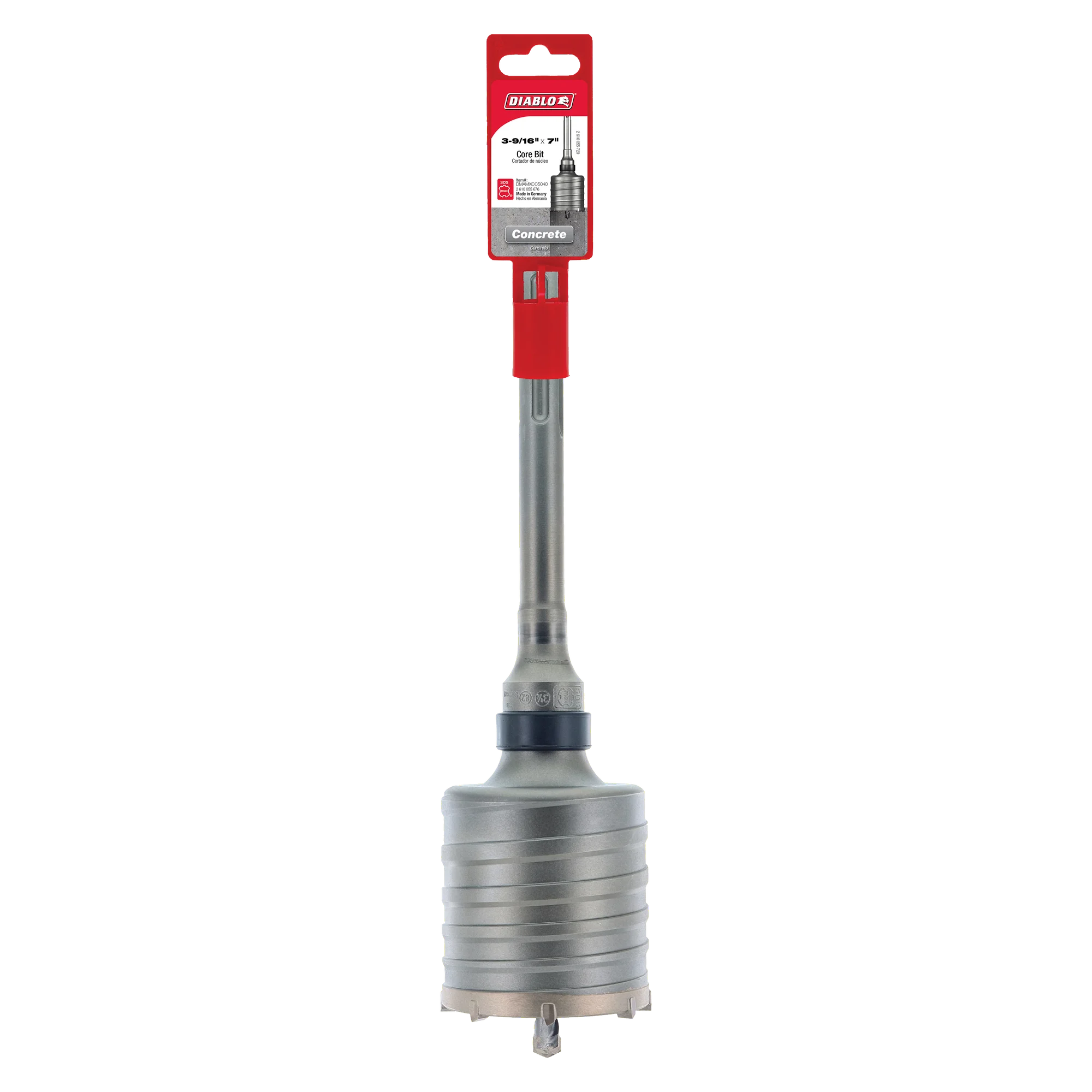 Diablo Tools DMAMXCC5040 3-9/16 in. x 7 in. SDS-Max Carbide Tipped Core Bit - Edmondson Supply