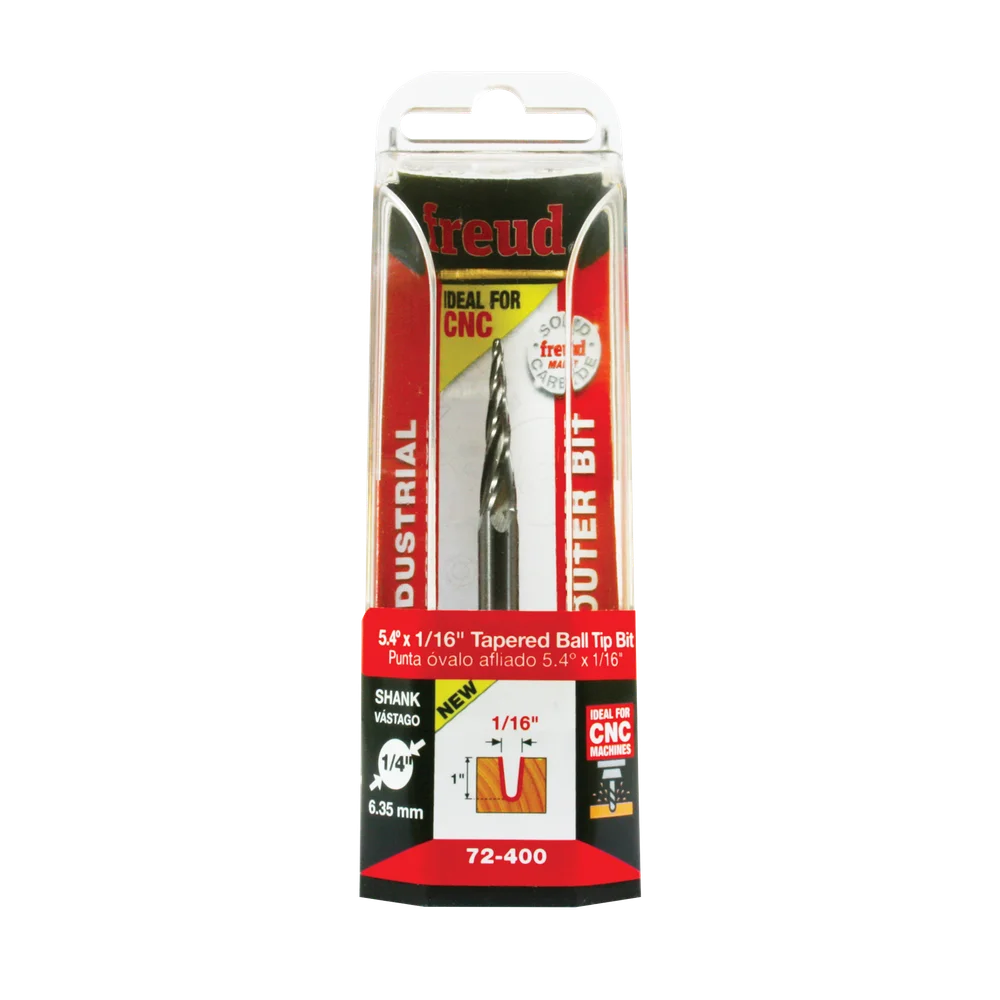 Freud 72-400 5.4° x 1/16" Tapered Ball Tip - Edmondson Supply
