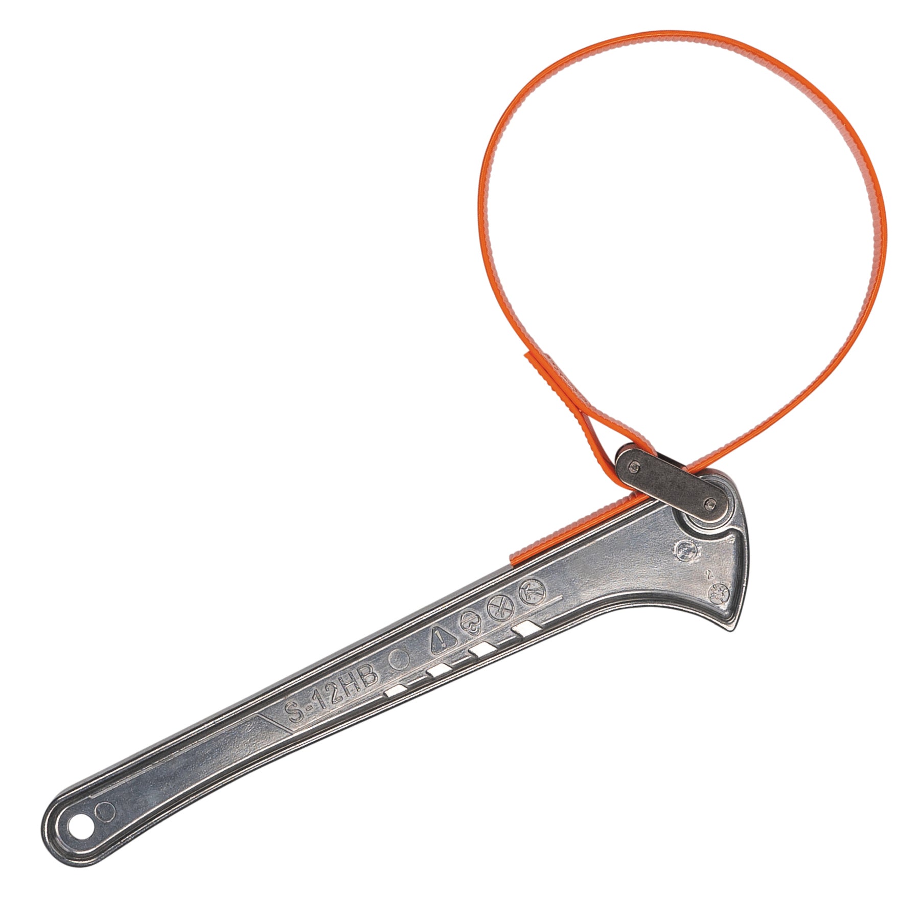Klein Tools S12HB Grip-It™ Strap Wrench, 1-1/2 to 5-Inch, 12-Inch Handle - Edmondson Supply