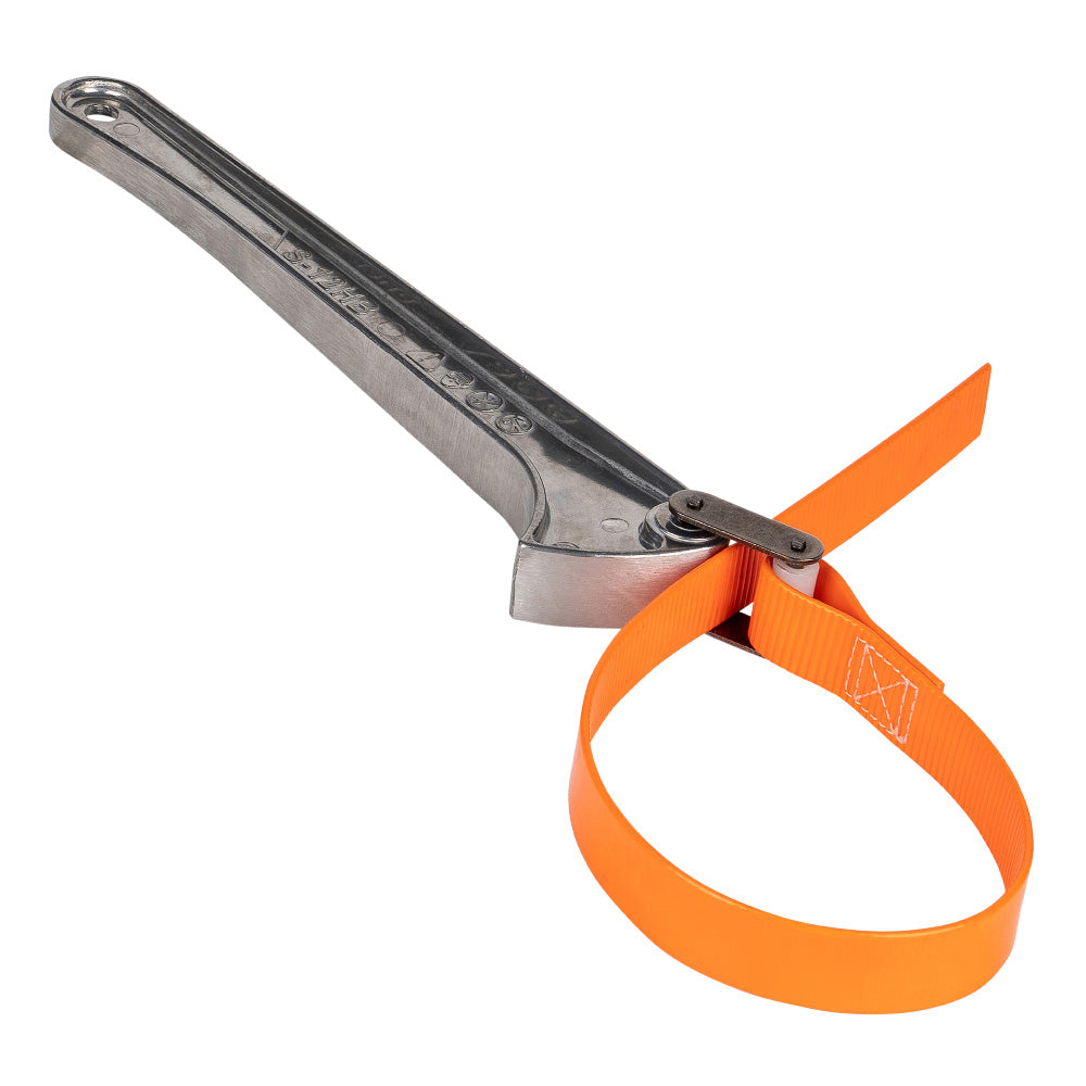 Klein Tools S12HB Grip-It™ Strap Wrench, 1-1/2 to 5-Inch, 12-Inch Handle - Edmondson Supply